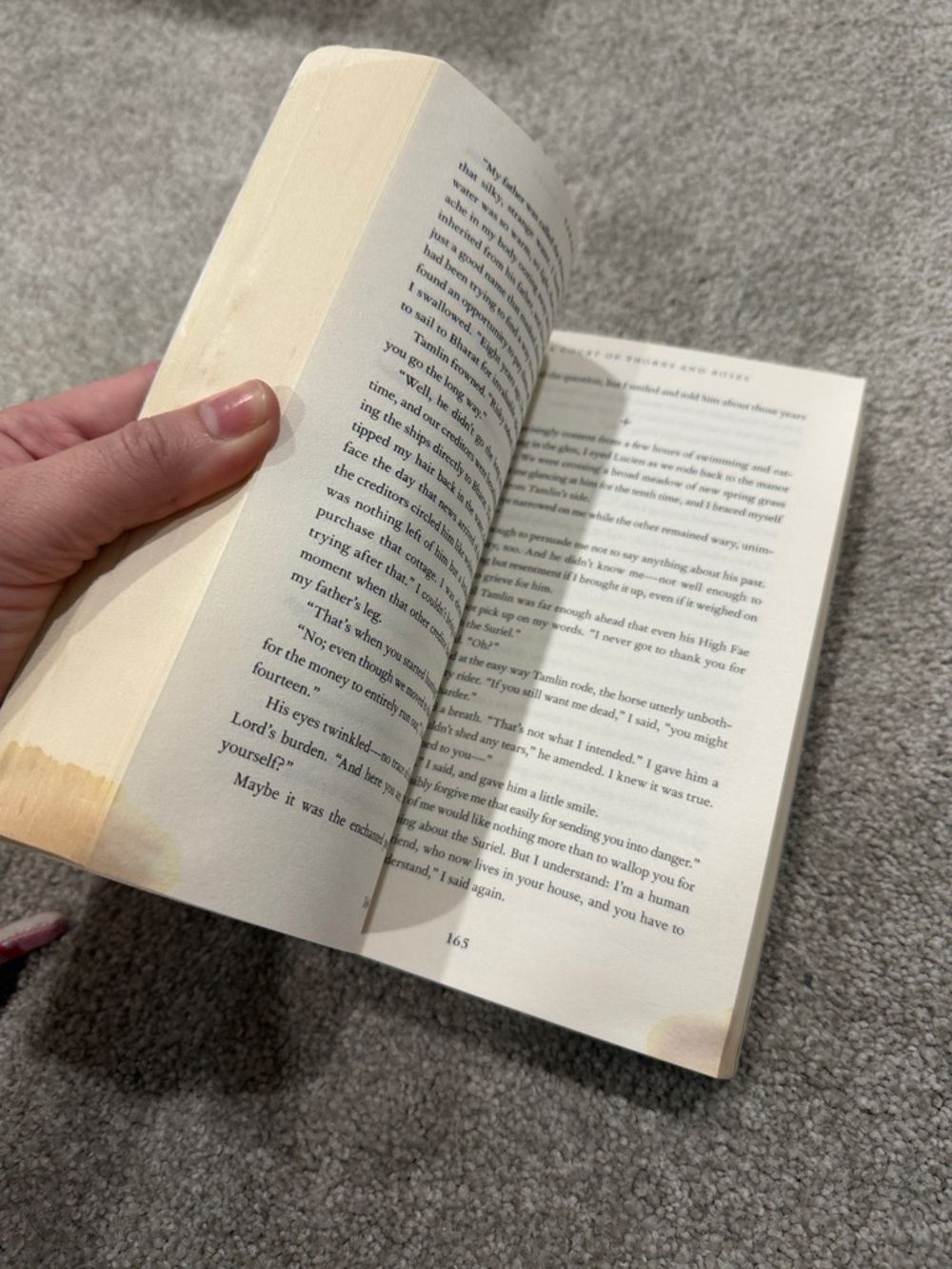 A Court of Thorns and Roses by Sarah J. Maas - Red Hardcover/Trade Paperback - Picture 4 of 4